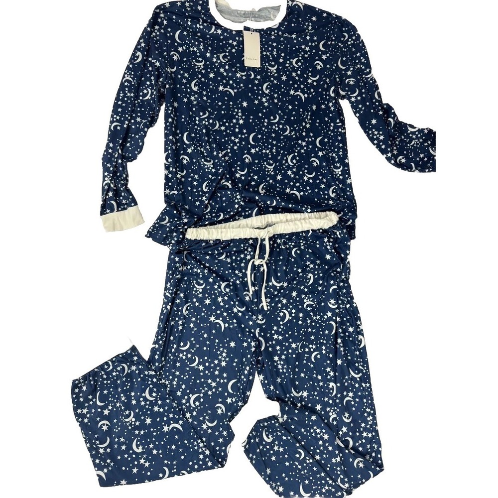 Ekouaer Matching Family Christmas‎ Pajama Set Henley Collar Sleepwear Set Long L